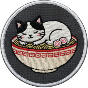 Katze in Ramen-Schüssel